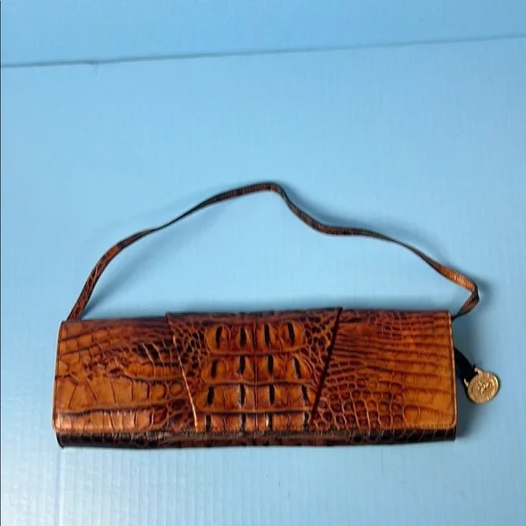 Brahmin Crocodile Embossed Purse Clutch 25th Anniversary Edition